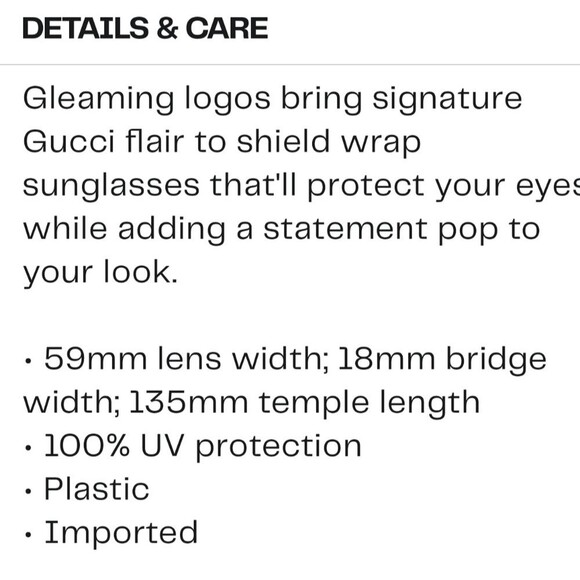 Black Gold Gucci Designer Gold Logo Statment Sunglasses